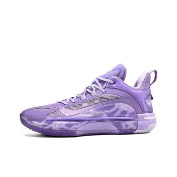 PEAK Flash 5 Generations Basketball Shoes Men Low Top Purple