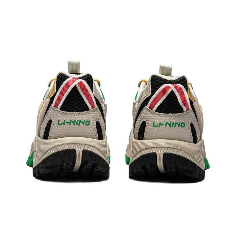 LiNing CF Tracing Collection, Xingye Cushioning, Wear Resistant Low Top Casual Shoes Men's White Gray Black-5