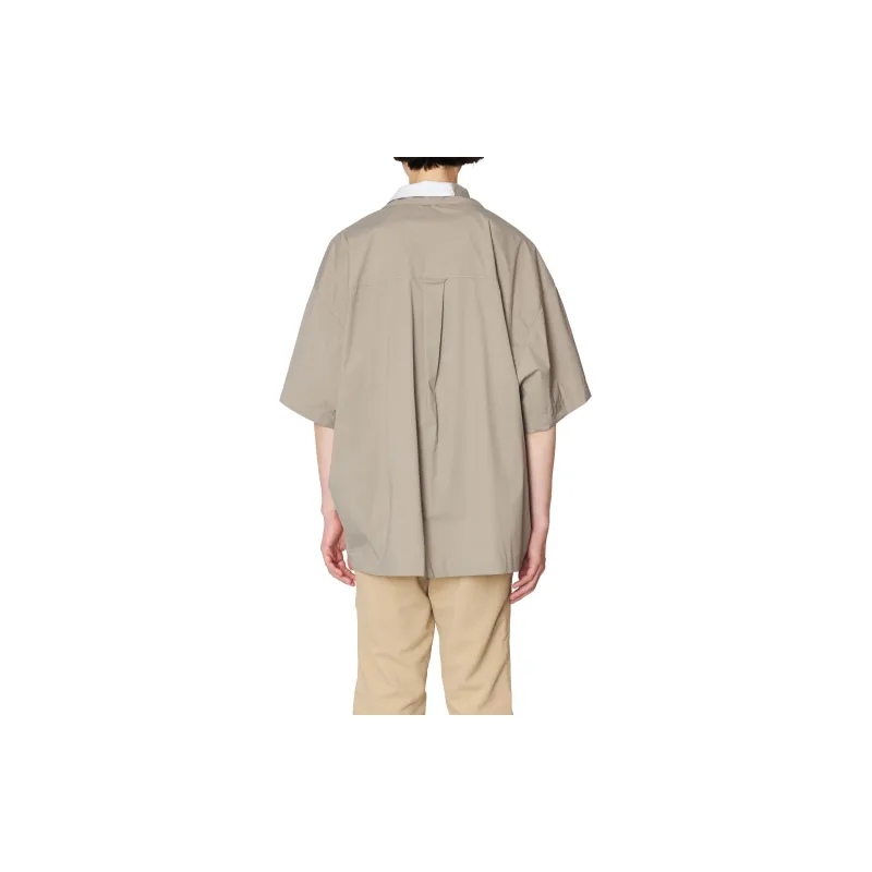 KOLOR Contrast collar Layered Shirt-1