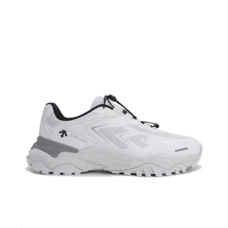 DESCENTE Anti-Slip Wear-Resistant Breathable Supportive Lightweight Low-Top Training Running Shoes Unisex White-1