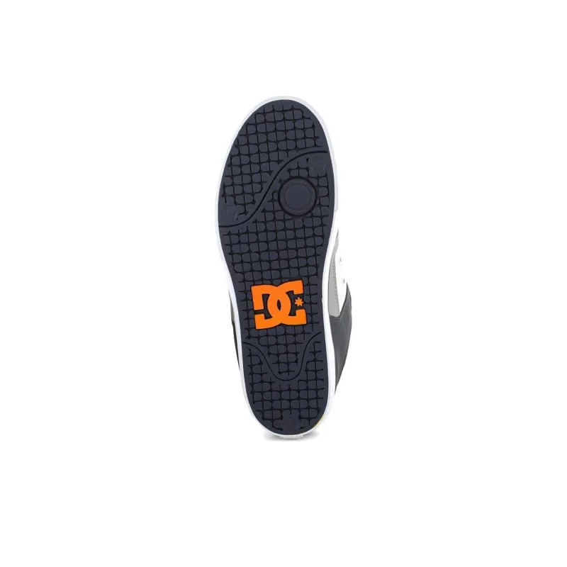 DC Shoes Slip Resistant Cushioning Low Top Skateboard Shoes Men's Black Gray-3
