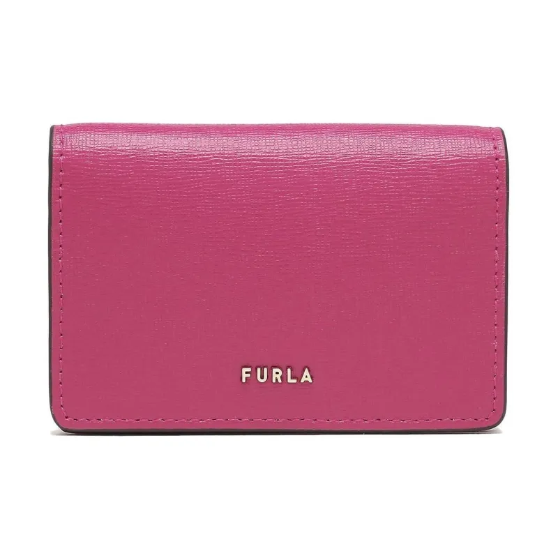 Furla Leather Business Card Holder Wallet Women's Guanxi-0
