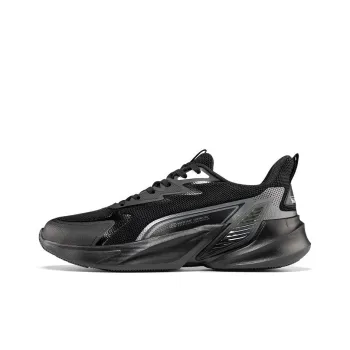 361° Durable Breathable Moisture Wicking Low Top Running Shoes Men's Black