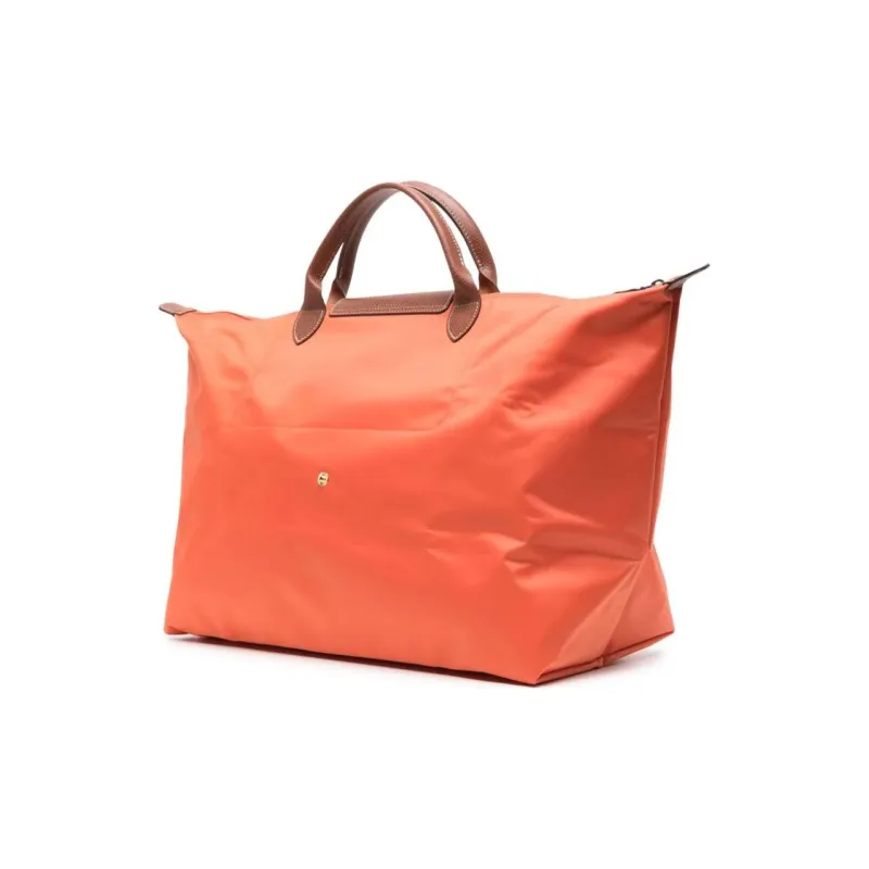 LONGCHAMP Le Pliage Recycled Canvas Bag, Handbag, Travel Bag 30L Women's Orange-1