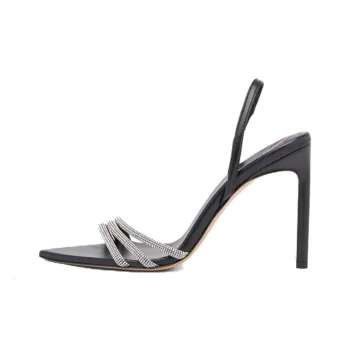 BETTINA VERMILLON Strap Sandals 10.5cm Women's Black