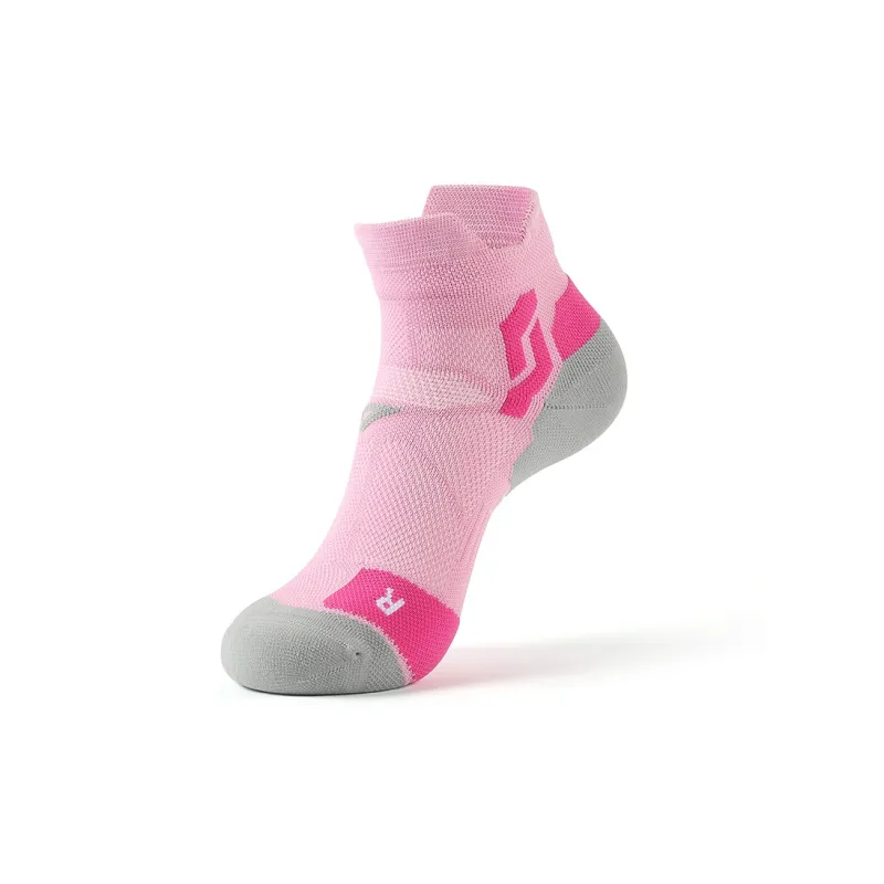 MUSCLESWING Mid Calf Socks Women's 3 Pack Pink-1