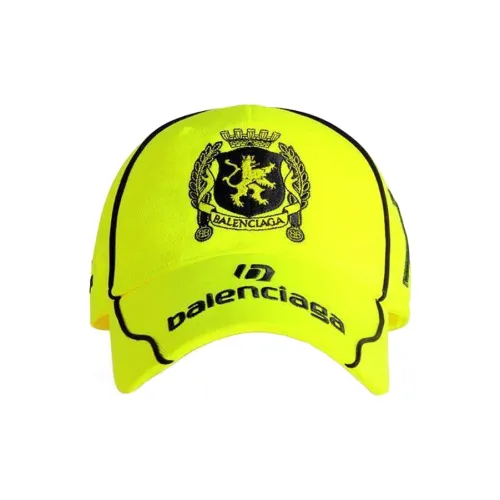 Balenciaga Cotton Baseball Caps Men's Yellow