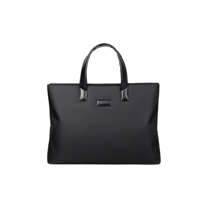 Aini Rabbit Nylon Handbag Large Size Unisex Blue/Black-0