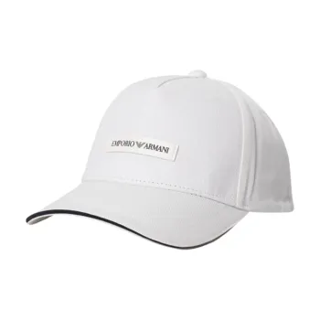 EMPORIO ARMANI Logo Patch Curved Peak Baseball Cap