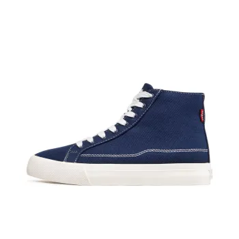 Levi's Anti Slip Wear Resistant High Top Canvas Shoes Men's Blue White