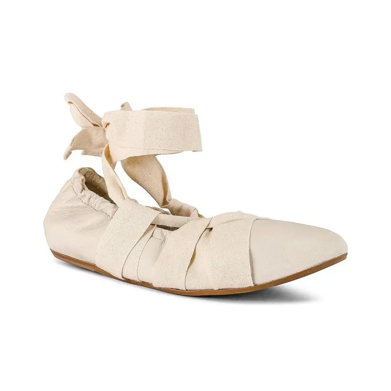 FREE PEOPLE Casual Single Shoes Women's Beige-2
