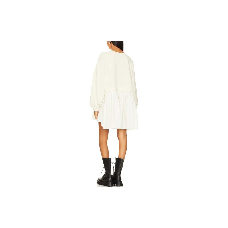 FREE PEOPLE Long-Sleeved Dresses Women's White-1
