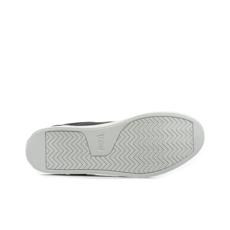 Levi's Slip Resistant Shock Absorbers Low Top Skateboard Shoes Men's Black White-3