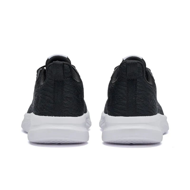 361° Cushioning, Wear Resistant Low Top Running Shoes Men's Black White-3