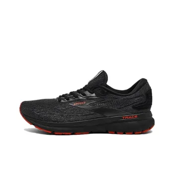 Brooks Trace 2 Road Runnig Cushioning Wear-Resistant Low-Top Running Shoes Men's Black Red