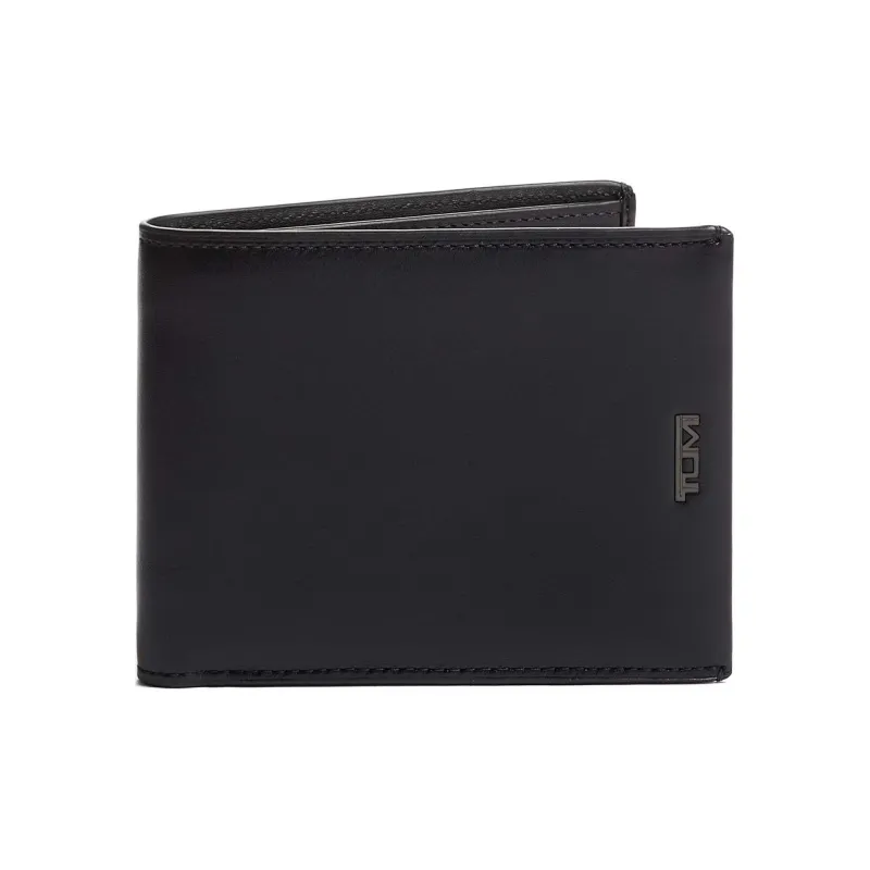 TUMI Leather Wallet Unisex Black-1