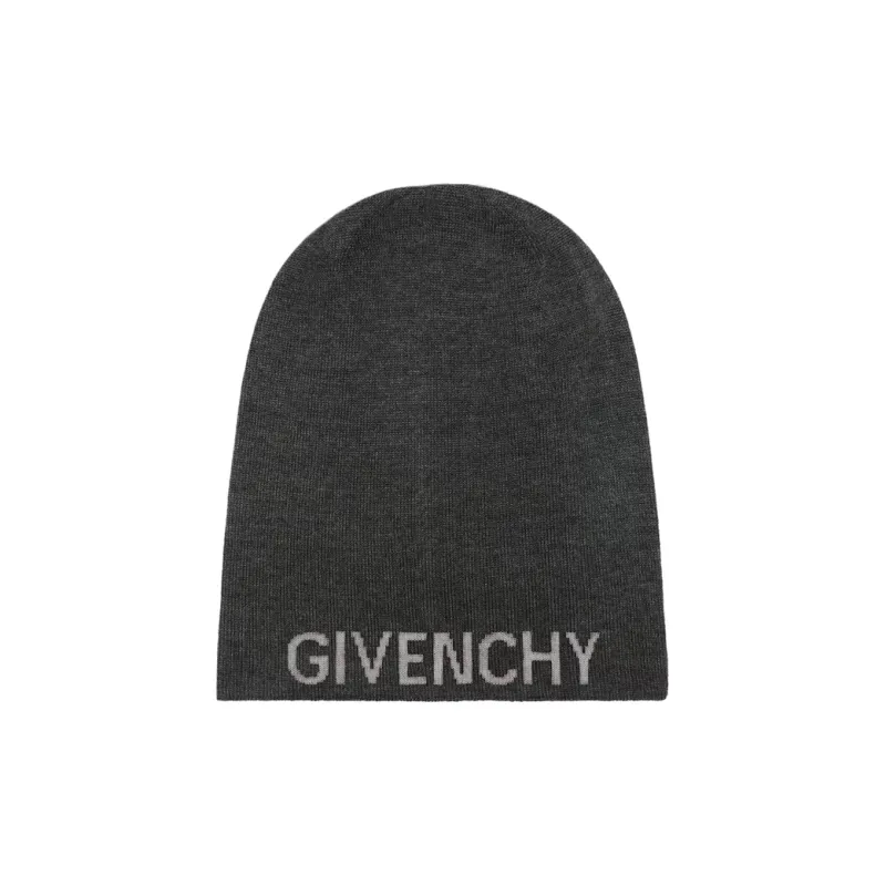 Givenchy Logo Intarsia Knit Turn-Up Beanie-2