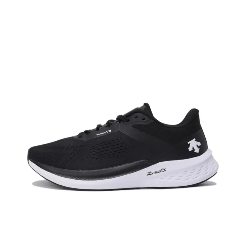 DESCENTE ENERZITE SUPER V3 Running Shoes Unisex Low Top Black/White-0