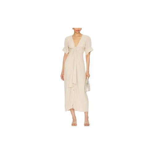 FREE PEOPLE Short-Sleeved Dresses Women's White