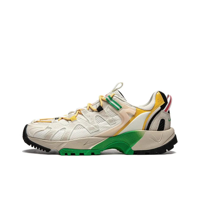 LiNing CF Tracing Collection, Xingye Cushioning, Wear Resistant Low Top Casual Shoes Men's White Gray Black-0