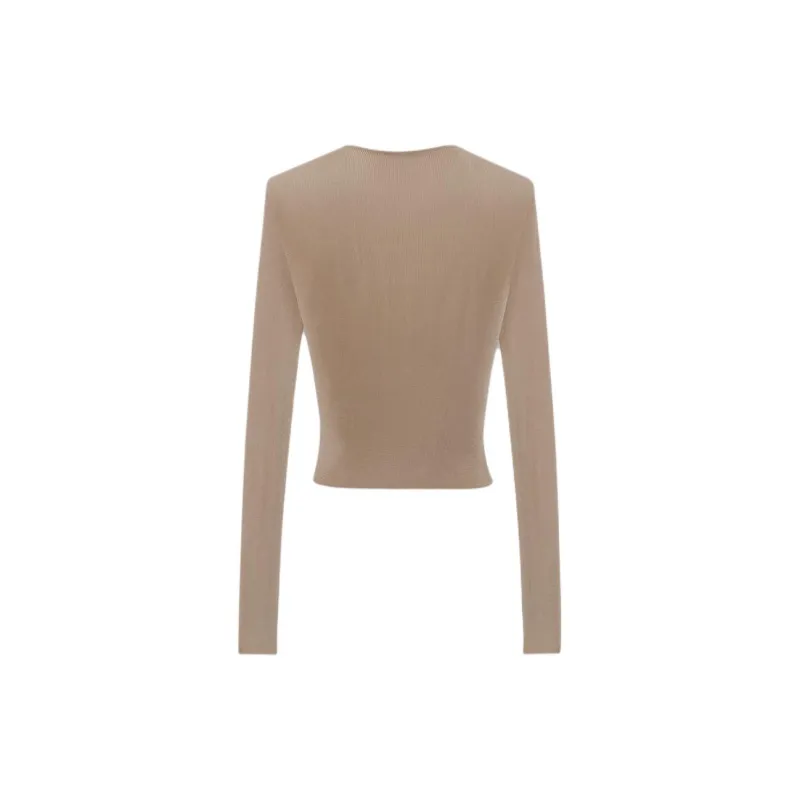 SAINT LAURENT T Shirt Women's Brown-1