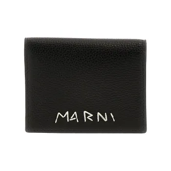 MARNI Calfskin Wallet Men's Black