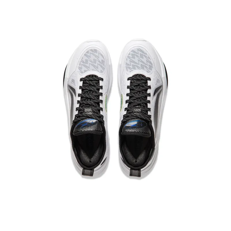 LINING Super Light 2024 Basketball Shoes Men Low Top Standard White/Black-3