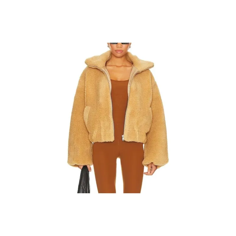 FREE PEOPLE Jackets Coats Women's Camel-1