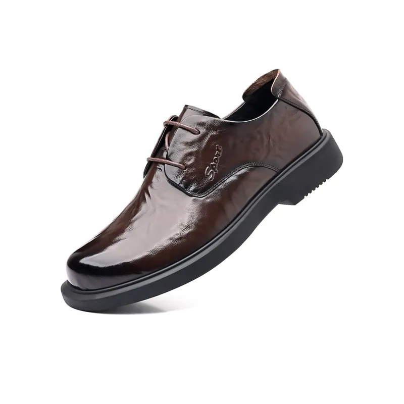 Joe Bang Wolf X XIAOTOULANG Dress Shoes Men Low Top Black/Brown-11