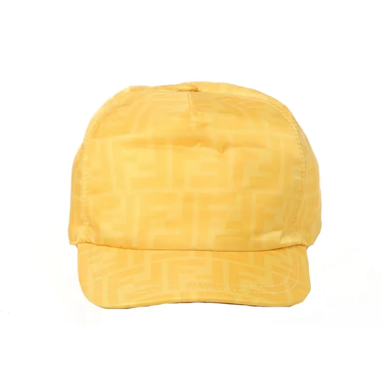 FENDI FF pattern Satin finish Baseball Cap-1