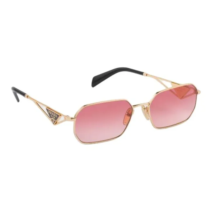 PRADA Triangle logo Rectangle frame Sunglasses-1