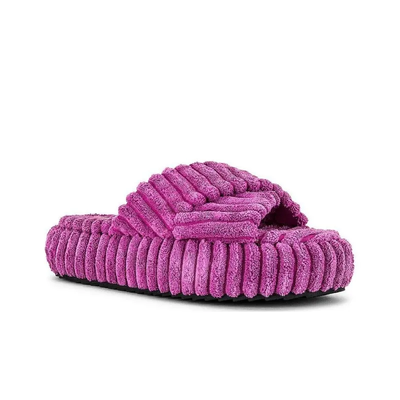 FREE PEOPLE Slide Slippers Women's Rose Red-2