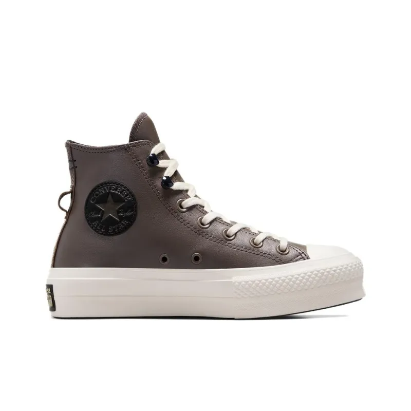 Converse Chuck Taylor All Star Cushioning Wear Resistant High Top Skateboard Shoes Women's Smoky-1