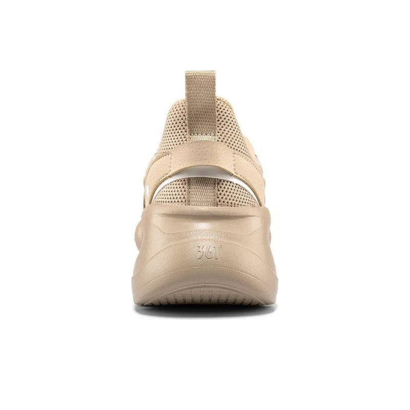 361° Anti Slip Wear Resistant Low Top Casual Shoes Men's Apricot Tea Brown-2