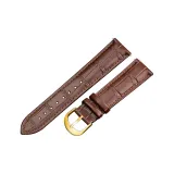 Brown with Brown Stitching-Gold Pin Buckle