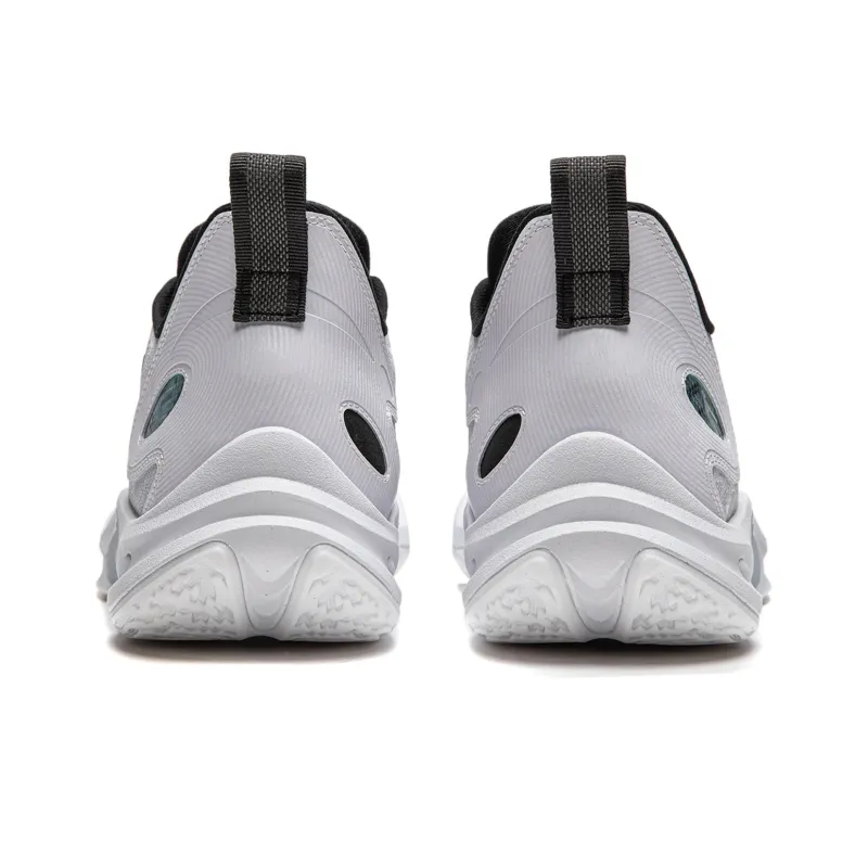 LINING Super Light 2024 Basketball Shoes Men Low Top Standard White/Black-5