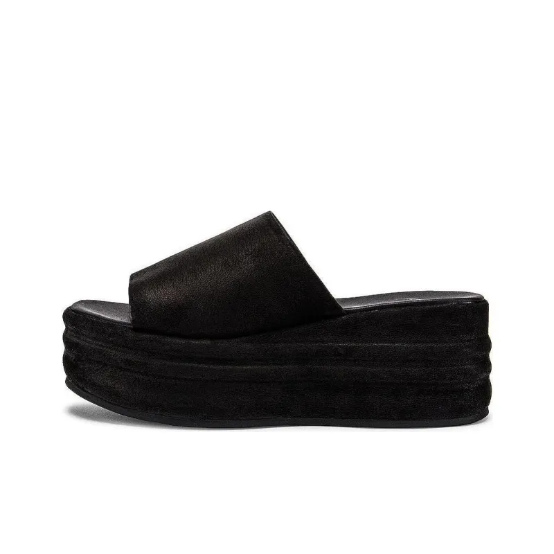 FREE PEOPLE Slide Slippers 6cm Women's Black-0