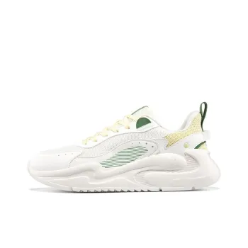 361° Anti Slip Wear Resistant Low Top Casual Shoes Men's White Green