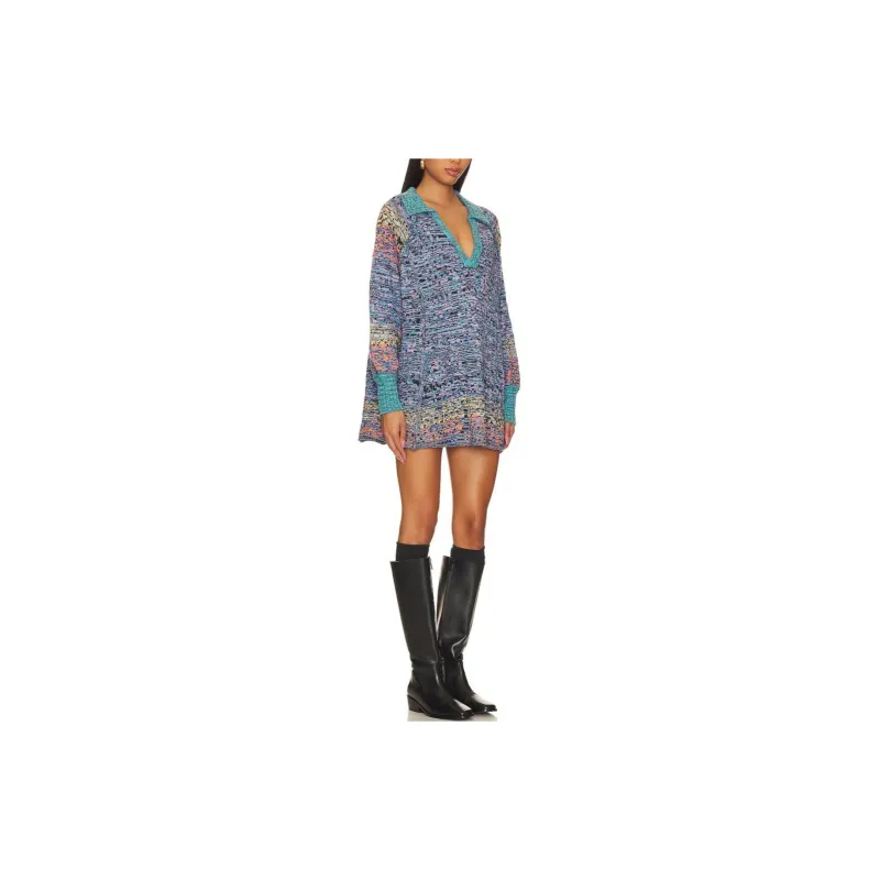 FREE PEOPLE Long-Sleeved Dresses Women's Multicolor-1