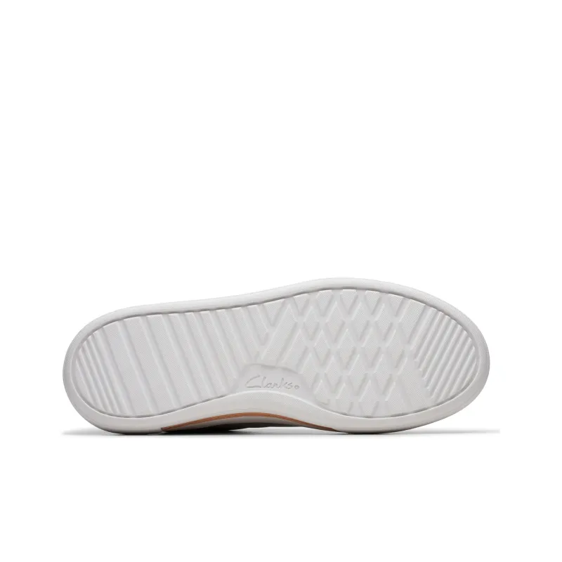 Clarks Low Top Skateboard Shoes Women's Silver-4