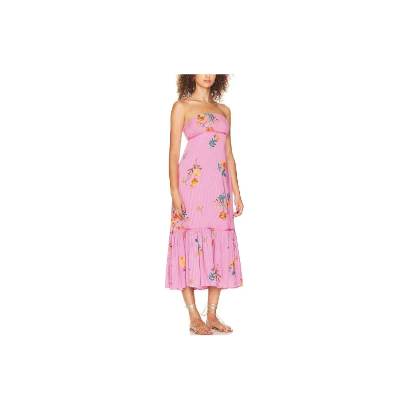 FREE PEOPLE Sleeveless Dress Women's Pink-2