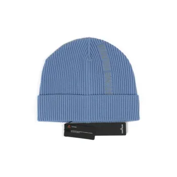 STONE ISLAND Reflective Yarn Beanies Unisex Blue