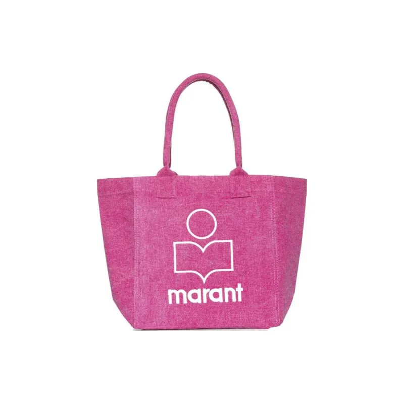 ISABEL MARANT Yenky Logo Embroidered Tote Bag-0