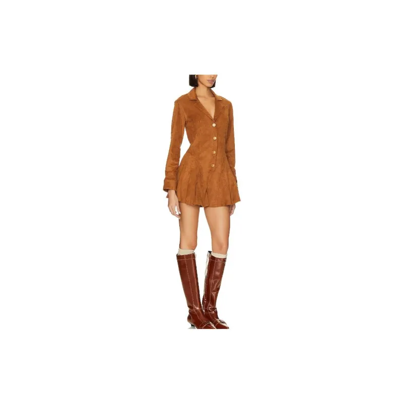 FREE PEOPLE Bodysuits Women's Brown-2