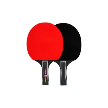 KANTANZHE YZ 122 Ping Pong Paddles Unisex Rubber Sponge Extreme Wood Red Black Shakehand Grip