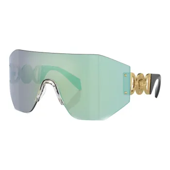 VERSACE Shield Sunglasses BlueMirror BluePink
