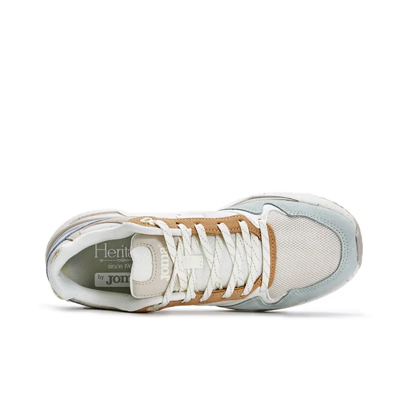Joma Anti Slip Wear Resistant Low Top Casual Shoes Women's White Gray-2