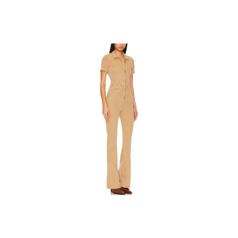 FREE PEOPLE Jumpsuit Women's Beige-2
