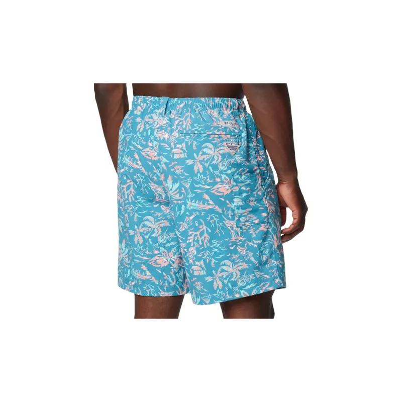 Columbia PFG Super Backcast™ Casual Shorts Men's Aqua Blue-1