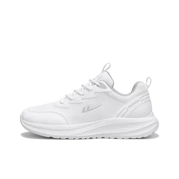 Warrior Breathable Lightweight And Wear Resistant Low Top Running Shoes Men's White